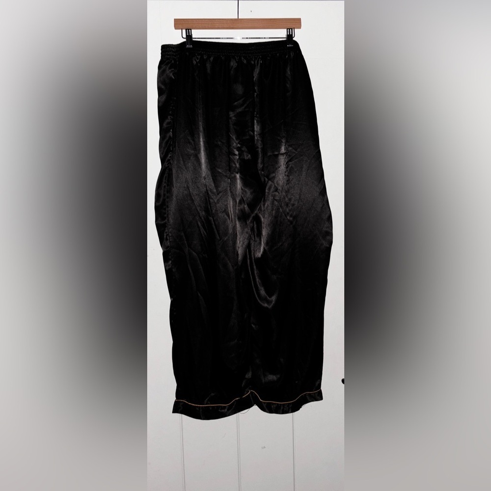 Alexander Del Rossa Satin Pajama Bottoms‎ Women 3XL Coastal Florida Loungewear